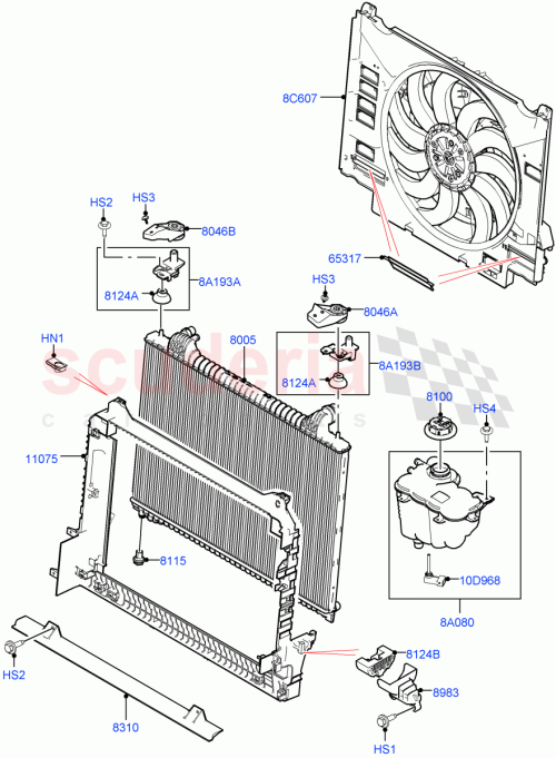 Part Diagram for Land Rover LR092460
