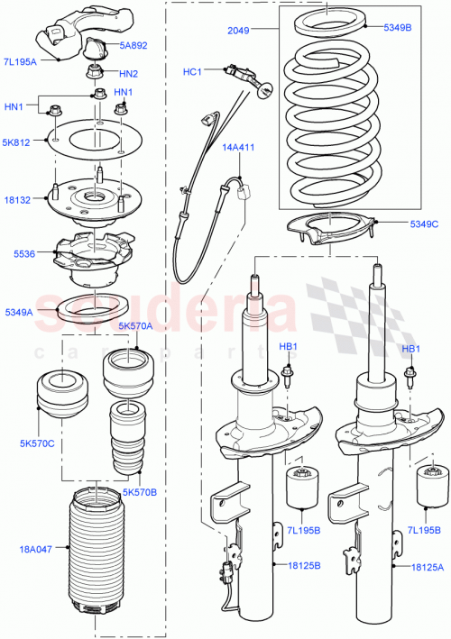 Part Diagram for Land Rover LR034079