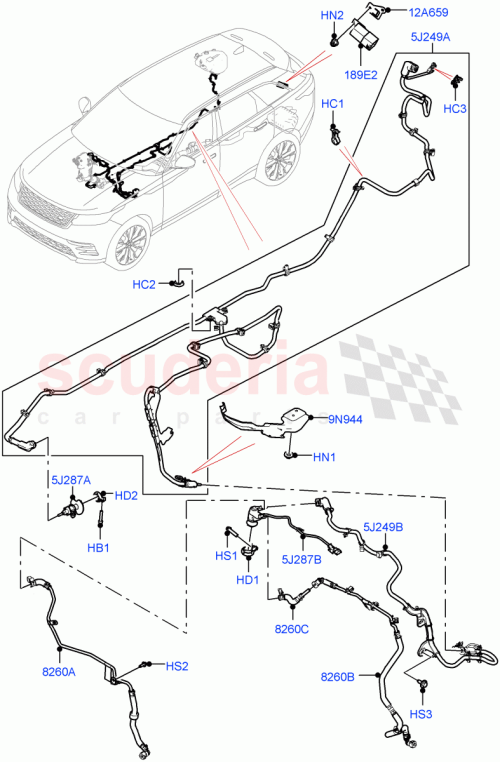 Part Diagram for Land Rover LR140905