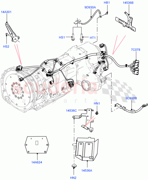 Part Diagram for Land Rover LR133773