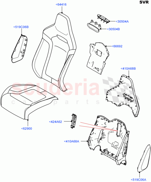 Part Diagram for Land Rover LR104176