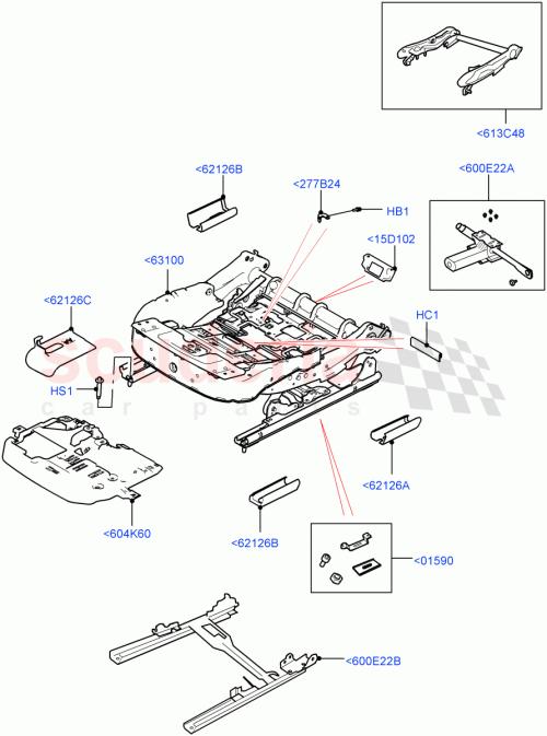 Part Diagram for Land Rover LR106349