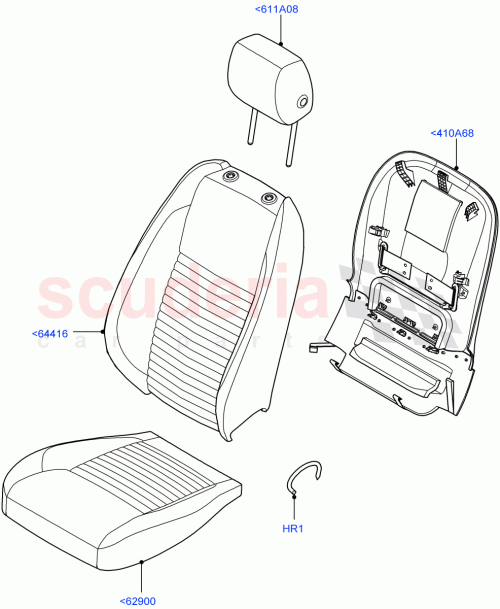 Part Diagram for Land Rover LR140639