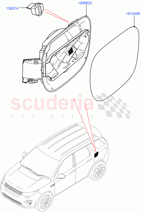 Part Diagram for Land Rover LR148926