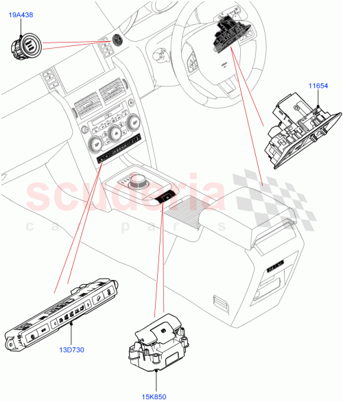 Part Diagram for Land Rover LR089250