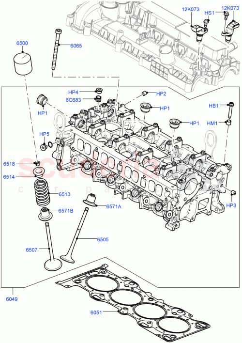 Part Diagram for Land Rover LR028243