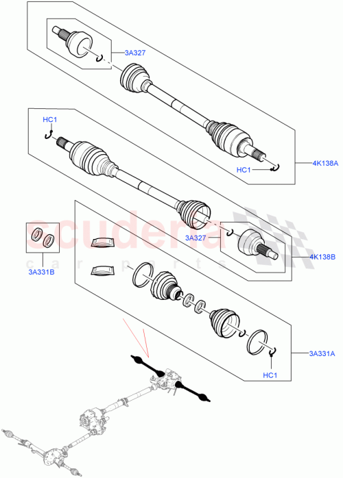 Part Diagram for Land Rover LR156318