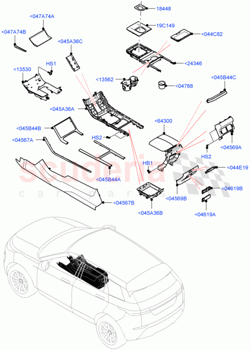 Part Diagram for Land Rover LR129321