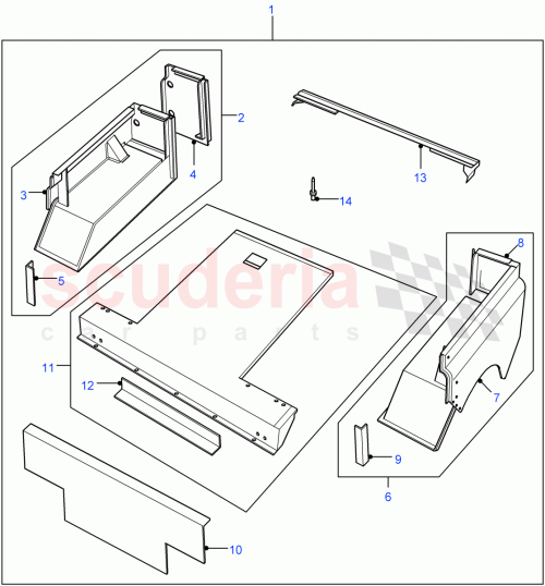Part Diagram for Land Rover STC1855