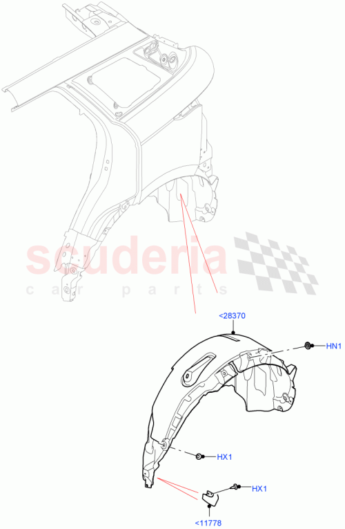 Part Diagram for Land Rover LR117765