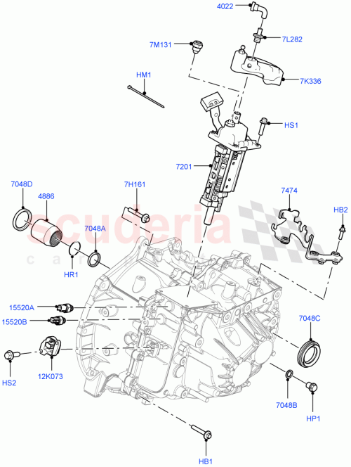 Part Diagram for Land Rover LR074190