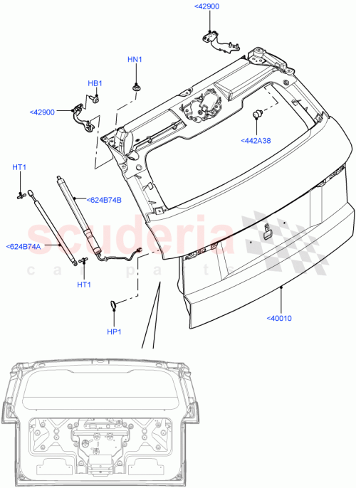 Part Diagram for Land Rover LR002226