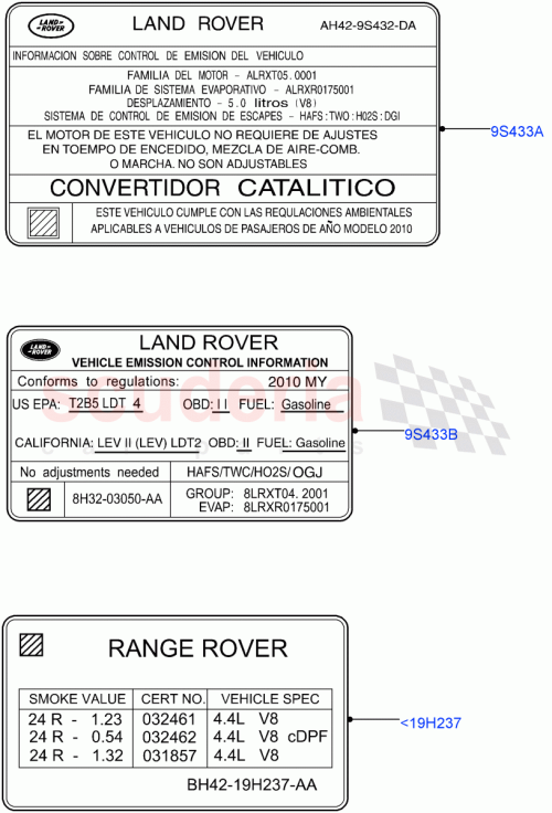 Part Diagram for Land Rover LR028984