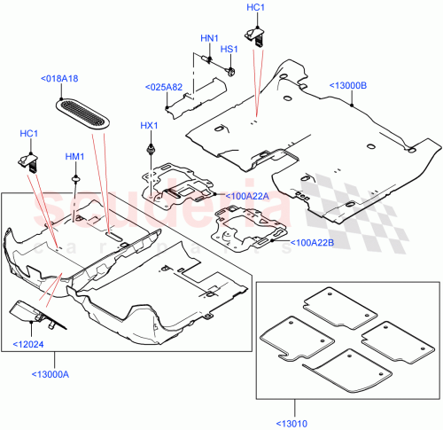 Part Diagram for Land Rover LR114385