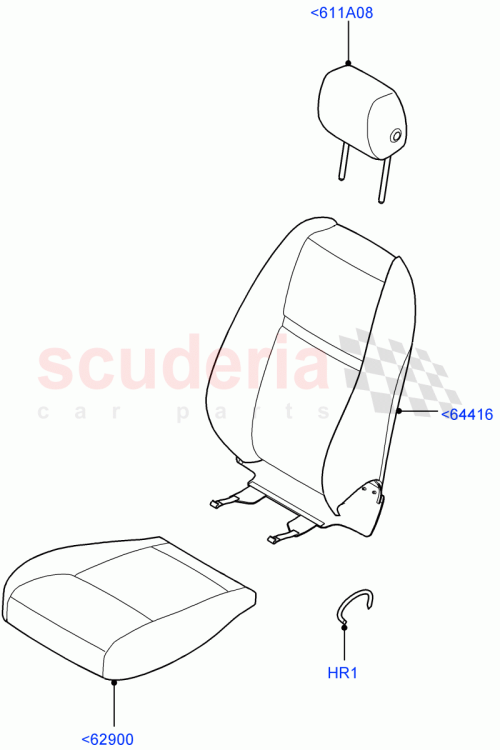 Part Diagram for Land Rover LR149461