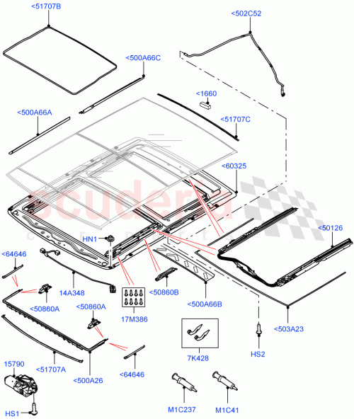 Part Diagram for Land Rover LR045010