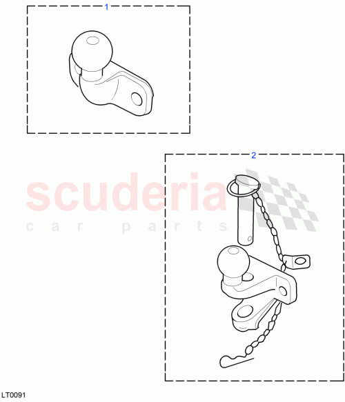Part Diagram for Land Rover RTC8159