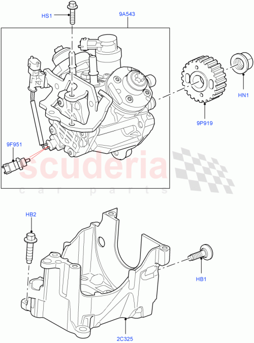 Part Diagram for Land Rover LR023147