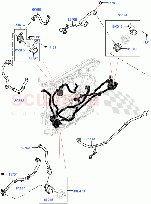 Part Diagram for Land Rover LR151920
