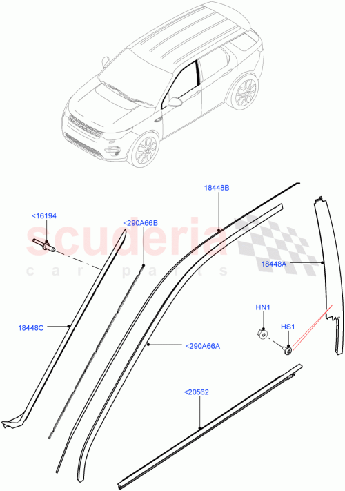Part Diagram for Land Rover LR063666
