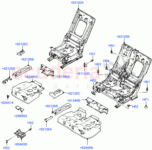 Part Diagram for Land Rover LR151241