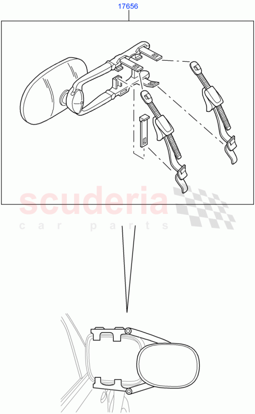 Part Diagram for Land Rover VPLVT0080
