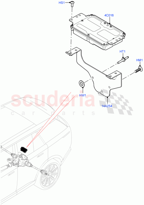 Part Diagram for Land Rover LR160721
