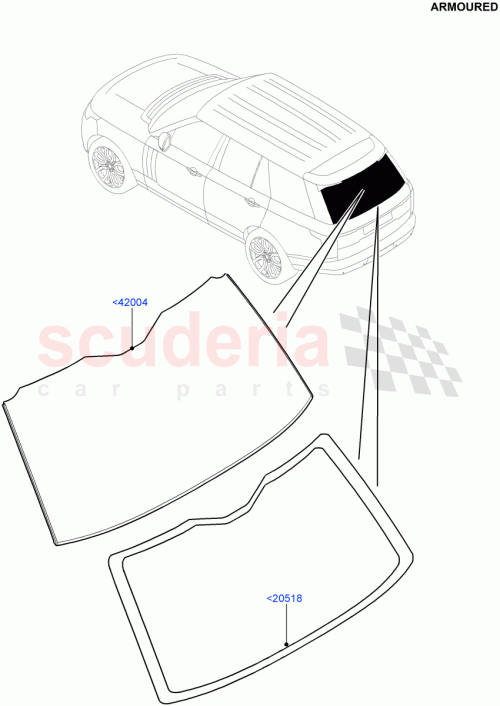 Part Diagram for Land Rover LR057677