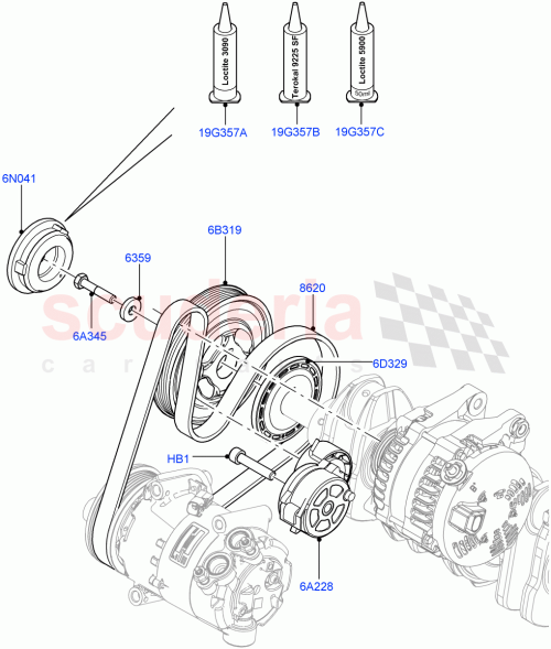 Part Diagram for Land Rover LR000645