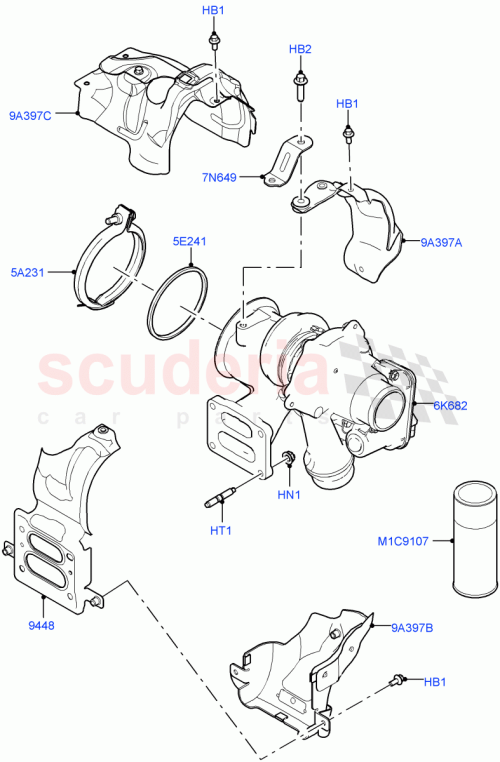 Part Diagram for Land Rover LR174060