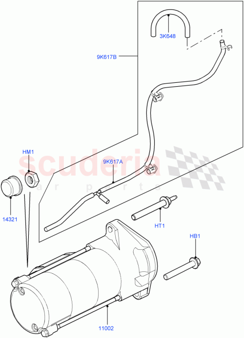 Part Diagram for Land Rover LR027548