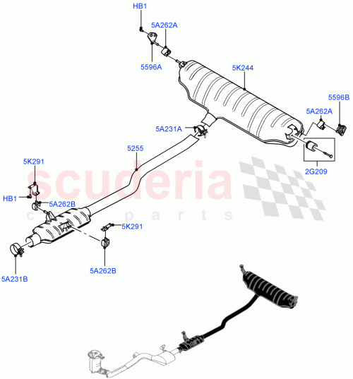 Part Diagram for Land Rover LR160815