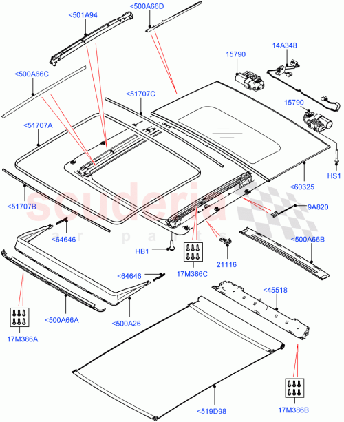 Part Diagram for Land Rover LR156860