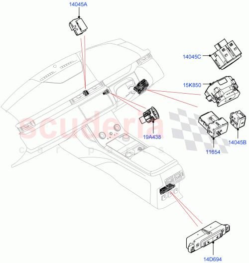 Part Diagram for Land Rover LR091201