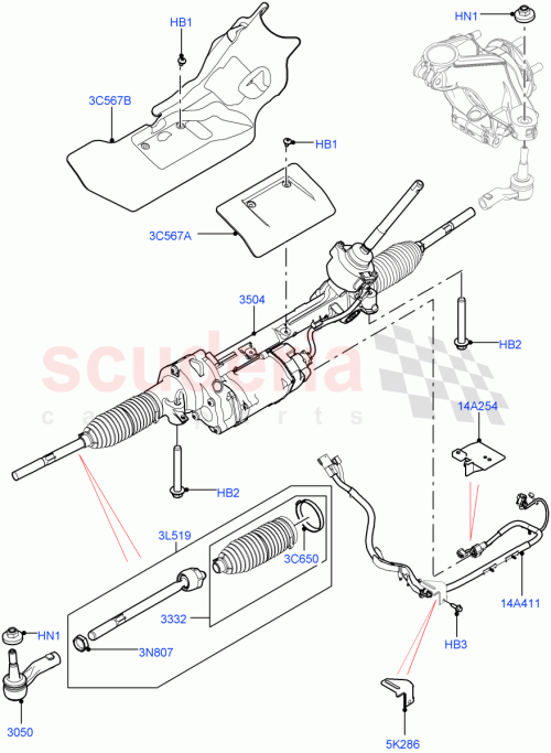 Part Diagram for Land Rover LR102723