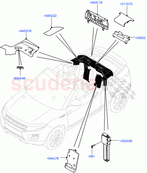 Part Diagram for Land Rover LR098652