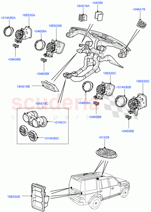 Part Diagram for Land Rover LR021280