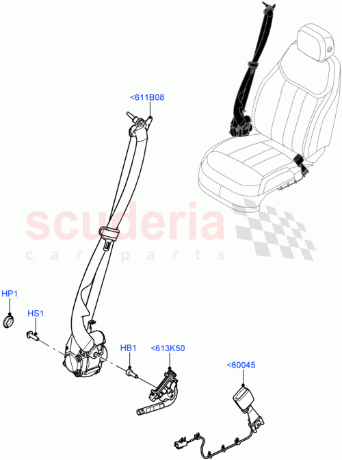 Part Diagram for Land Rover LR160934