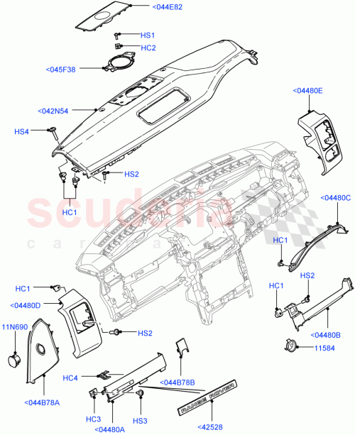 Part Diagram for Land Rover LR027721
