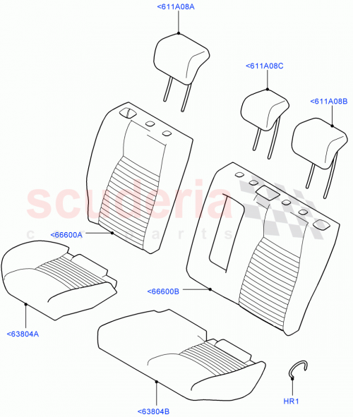 Part Diagram for Land Rover LR128082