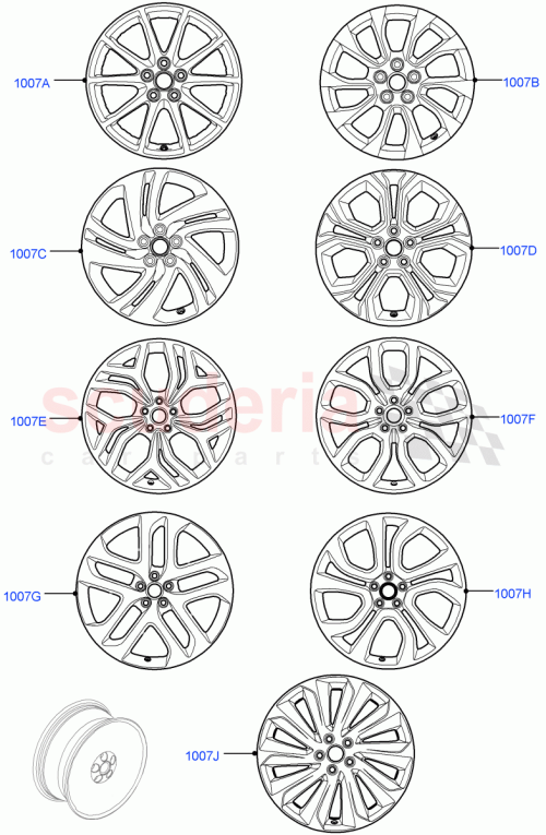 Part Diagram for Land Rover LR139879
