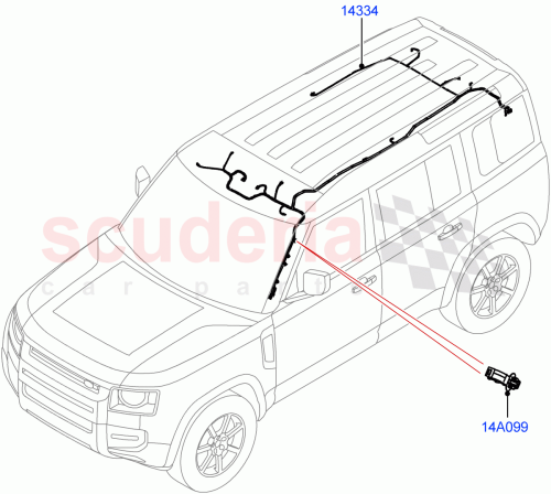 Part Diagram for Land Rover LR136029