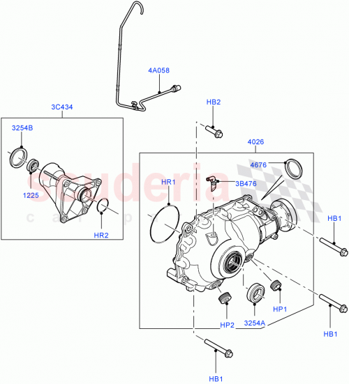 Part Diagram for Land Rover LR012828