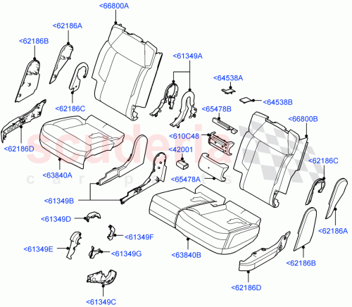 Part Diagram for Land Rover LR161835