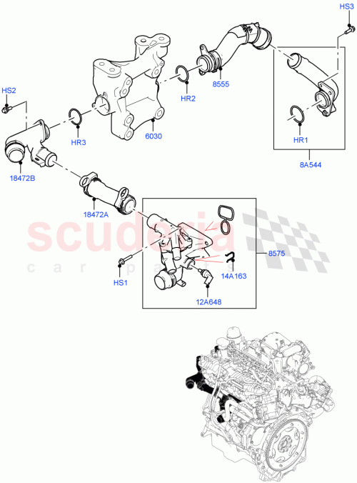 Part Diagram for Land Rover LR139821