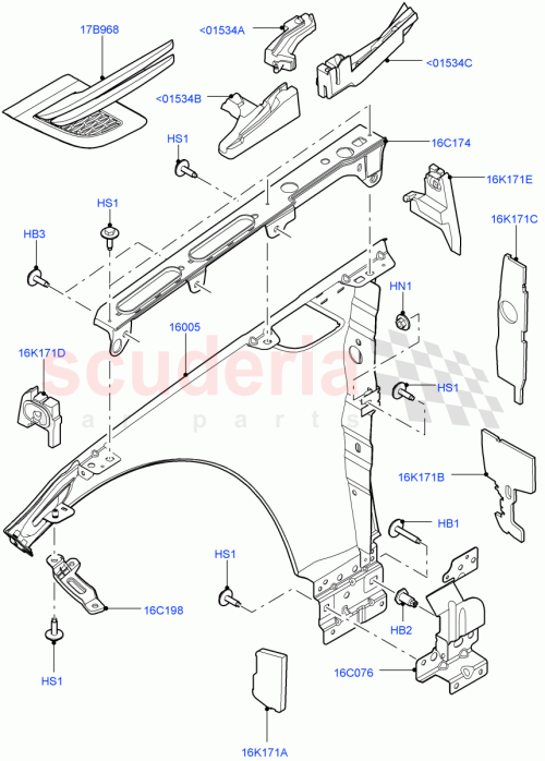 Part Diagram for Land Rover LR044232