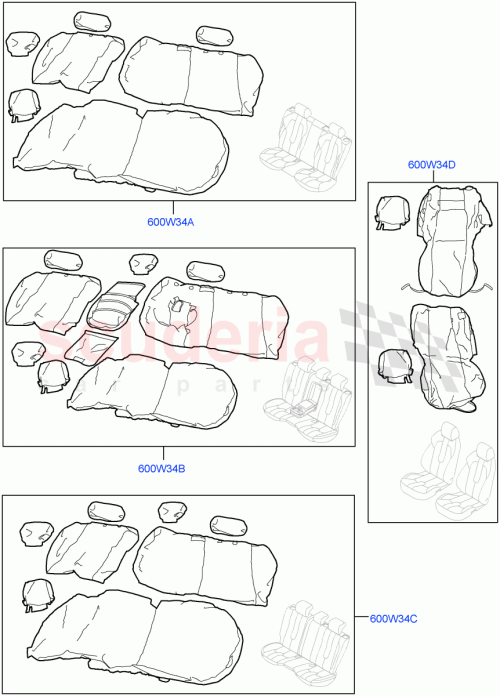 Part Diagram for Land Rover VPLVS0073SVA
