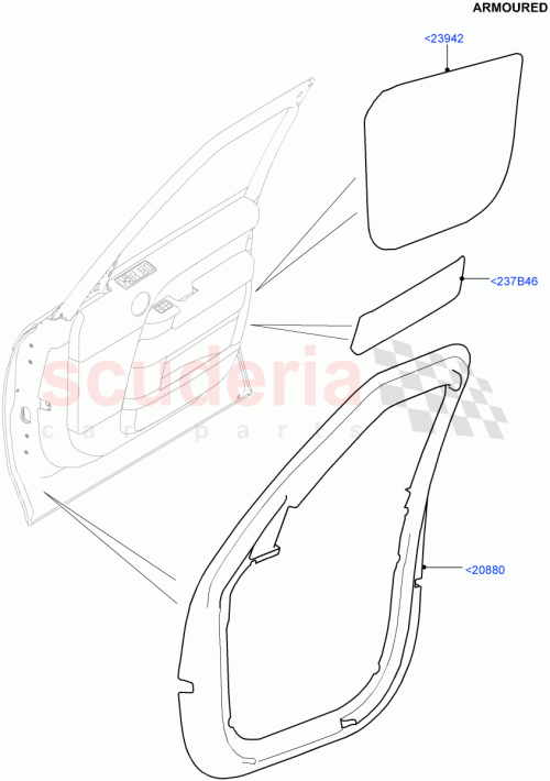 Part Diagram for Land Rover LR108850