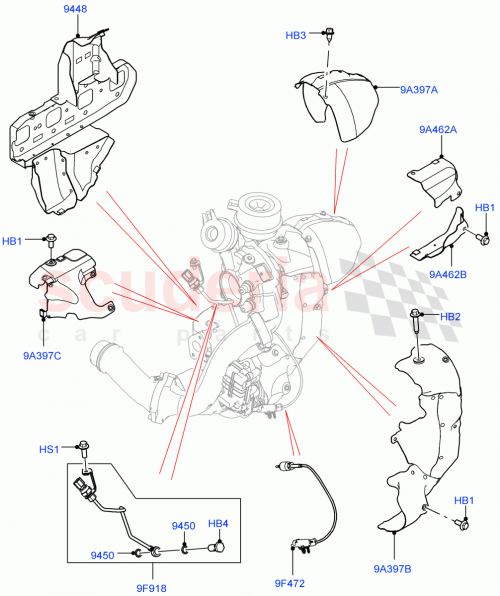 Part Diagram for Land Rover LR127945