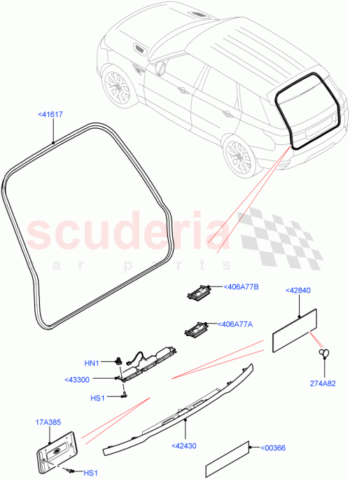 Part Diagram for Land Rover LR052974